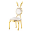ゴールドフレームラビットシングルチェア