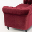 レッドベルベットコンパクトチェスターフィールド2シーターソファ　VINCENT