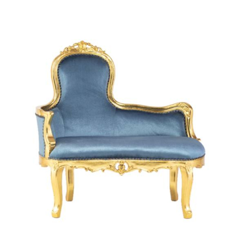 ギルディング(ゴールド)フレームフレンチロココカウチソファ