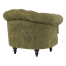 モスグリーンボアファブリックフレンチスタイルシングルソファ　MouSofa(モーソファ)