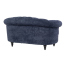 ネイビーブルーボアファブリックフレンチスタイル2シーターソファ　MouSofa(モーソファ)