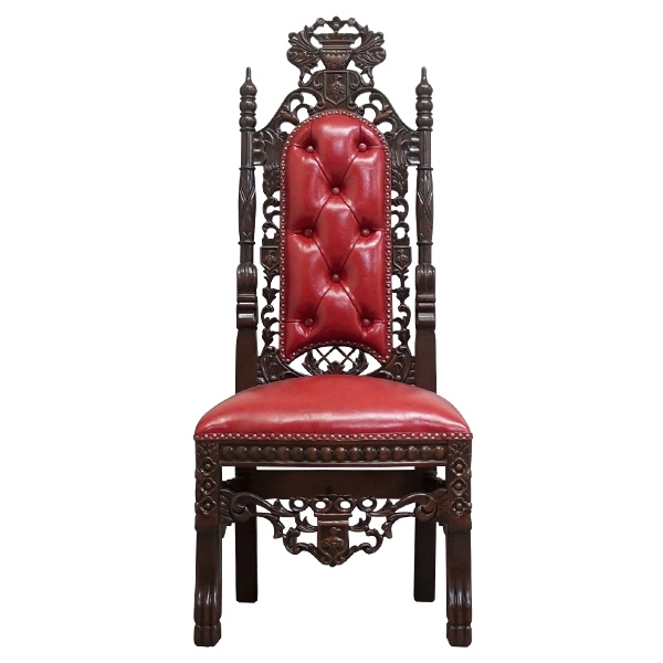 KINGチェアSSサイズ レッドPUレザーシングルチェア（1001SS5P63B） ソファ専門店 ロイヤルソファズ