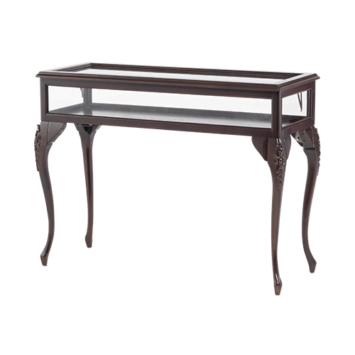 ダークブラウンロココ調ショーケース