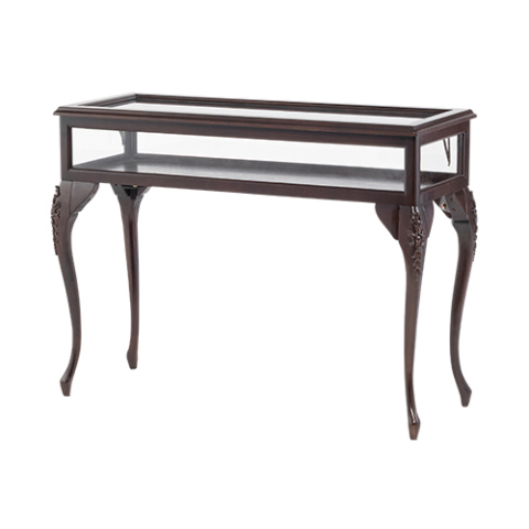 ダークブラウンロココ調ショーケース