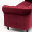 レッドベルベットコンパクトチェスターフィールド2.5シーターソファ　VINCENT