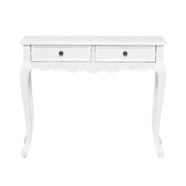 ホワイトコンソールテーブル(ショップデスク)