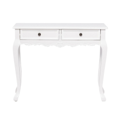 ホワイトコンソールテーブル(ショップデスク)