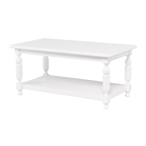 ホワイトローテーブル