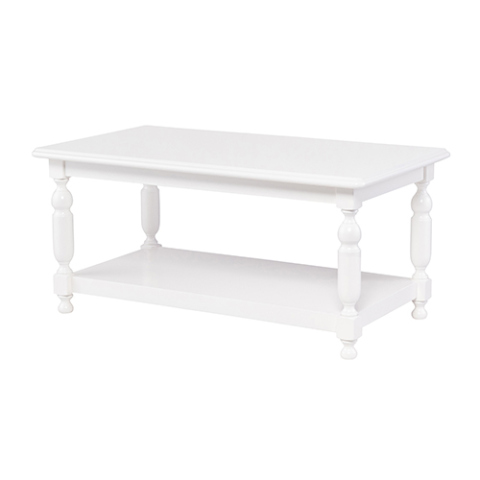 ホワイトローテーブル