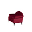 レッドベルベットシェルデザイン2シーターソファ　Shellfa(シェルファ)