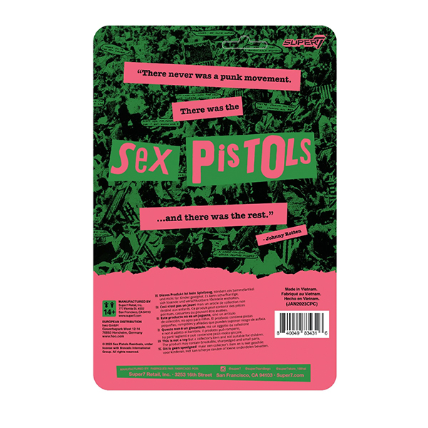 ジョニー・ロットン Johnny Rotten Figure W2 (NMTB)（RE-SEXPW02-JNY