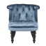 ブルーベルベットシングルチェア　RAMSGATE(ラムズゲイト)