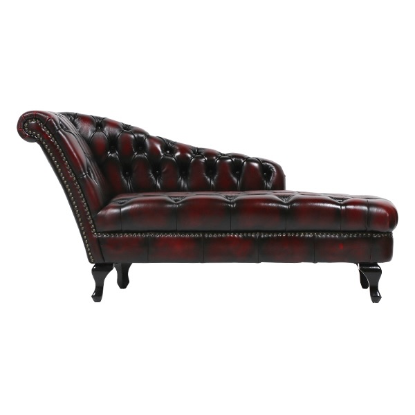 ウォッシュオフレッドレザーチェスターフィールドカウチソファ　VINCENT(ヴィンセント)