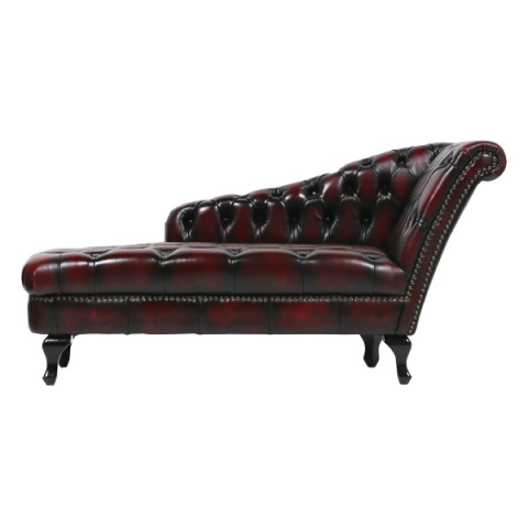 ウォッシュオフレッドレザーチェスターフィールドカウチソファ　VINCENT(ヴィンセント)