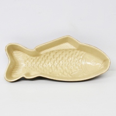 アンティーク お魚のプディングモールド　Ceramic Fish Pudding Mold
