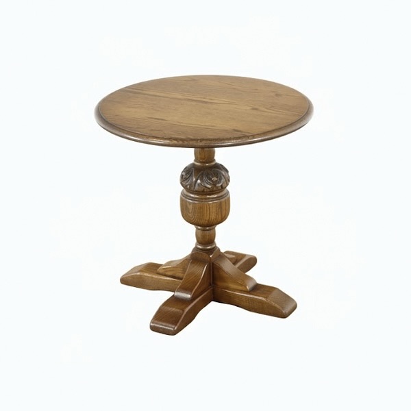 イギリスアンティーク　ブルボーズレッグサイドテーブル