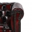ウォッシュオフレッドレザーコンパクトチェスターフィールド2シーターソファ　VINCENT