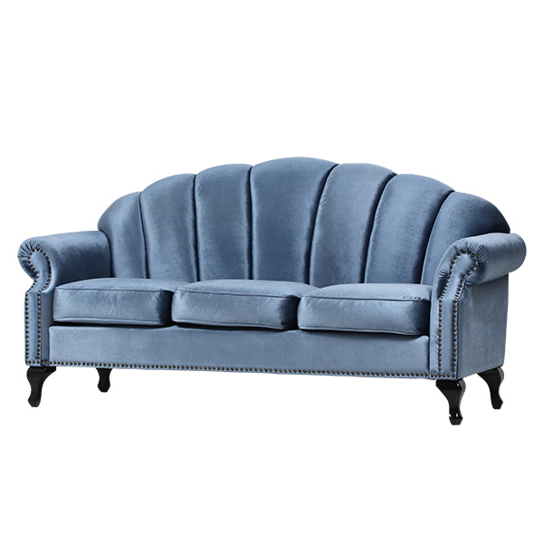 Shellfa ベルベットソファ 姫系ソファー 姫系 家具 シェルファ Shellfa シェル型ソファ 2人掛け