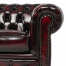ウォッシュオフレッドレザーチェスターフィールドシングルソファ　CLUBMAN(クラブマン)
