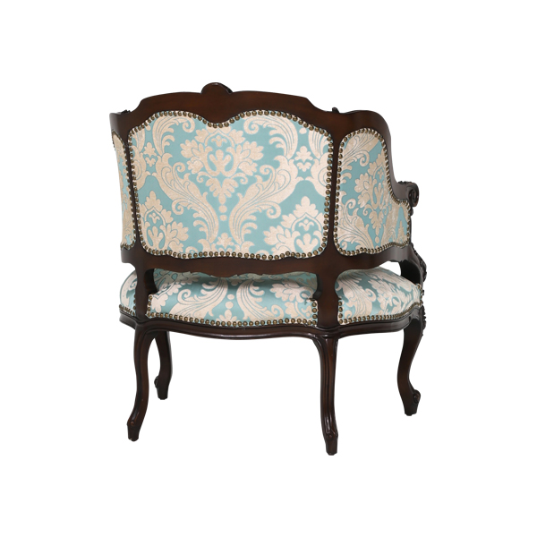 ヴィンテージアンティーク木枠 ダークブラウン ソファロココ 西洋