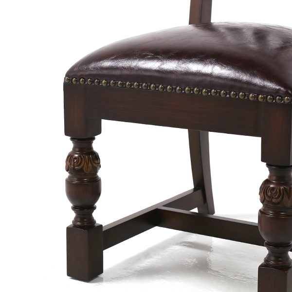 ブルボーズレッグハイバックダイニングチェア VINCENT(ヴィンセント