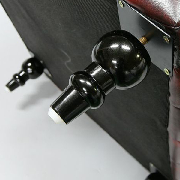 ヴィンテージレザー調ファブリックコンパクトチェスターフィールド3