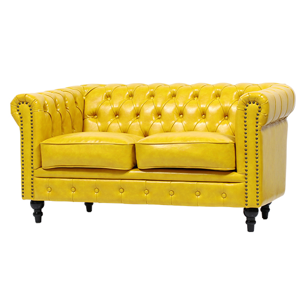 VINCENT ヴィンセント チェスターフィールド 2シーターソファ