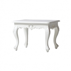 ホワイトロココローテーブル　Sサイズ