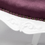 ロココシングルチェア　ホワイト x パープルベルベット　ANTIQUE FLEX PRODUCT