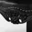 ロココシングルチェア　ブラック x シャインブラック　ANTIQUE FLEX PRODUCT