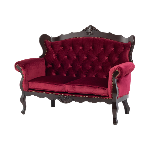 ロココ調2シーターソファ