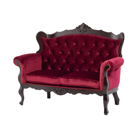 ロココ調2シーターソファ