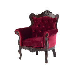 ロココ調シングルソファ