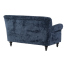ブルーボアファブリックヴィンテージスタイル2シーターソファ　VINCENT(ヴィンセント)