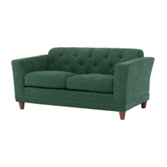 西海岸サーフスタイル　グリーンファブリックヴィンテージデザインソファ