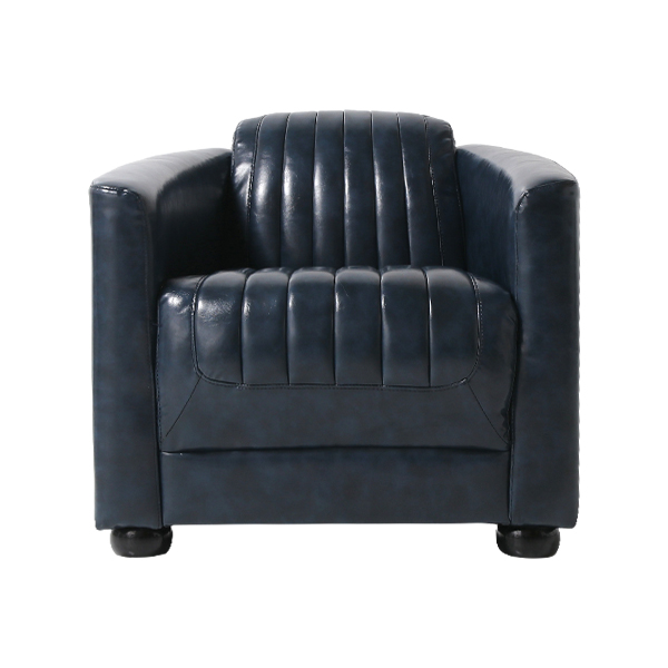 ネイビーpuレザーロケットアームシングルソファ アームチェア Vincent Vr1p58k ソファ専門店 ロイヤルソファズ ネイビーpuレザーロケットアームシングルソファ アームチェア Vincent Vr1p58k ソファ専門店 ロイヤルソファズ